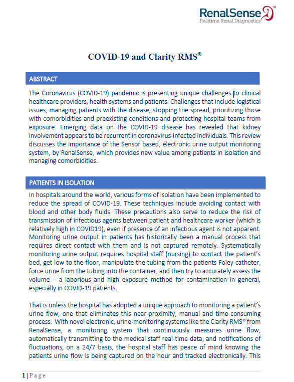 White Paper: COVID-19 and Clarity RMS